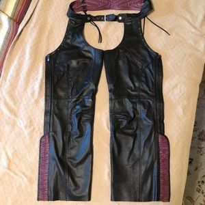 Genuine Leather Harley Davidson women’s chaps